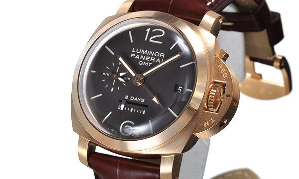 パネライ ルミノール 1950 ８デイズ ＧＭＴ PAM00289 ブラウン